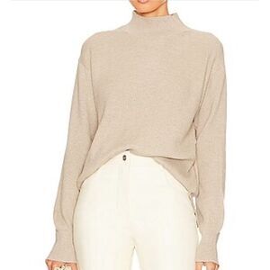 Chan Luu Cashmere Blend Mock Sweater
